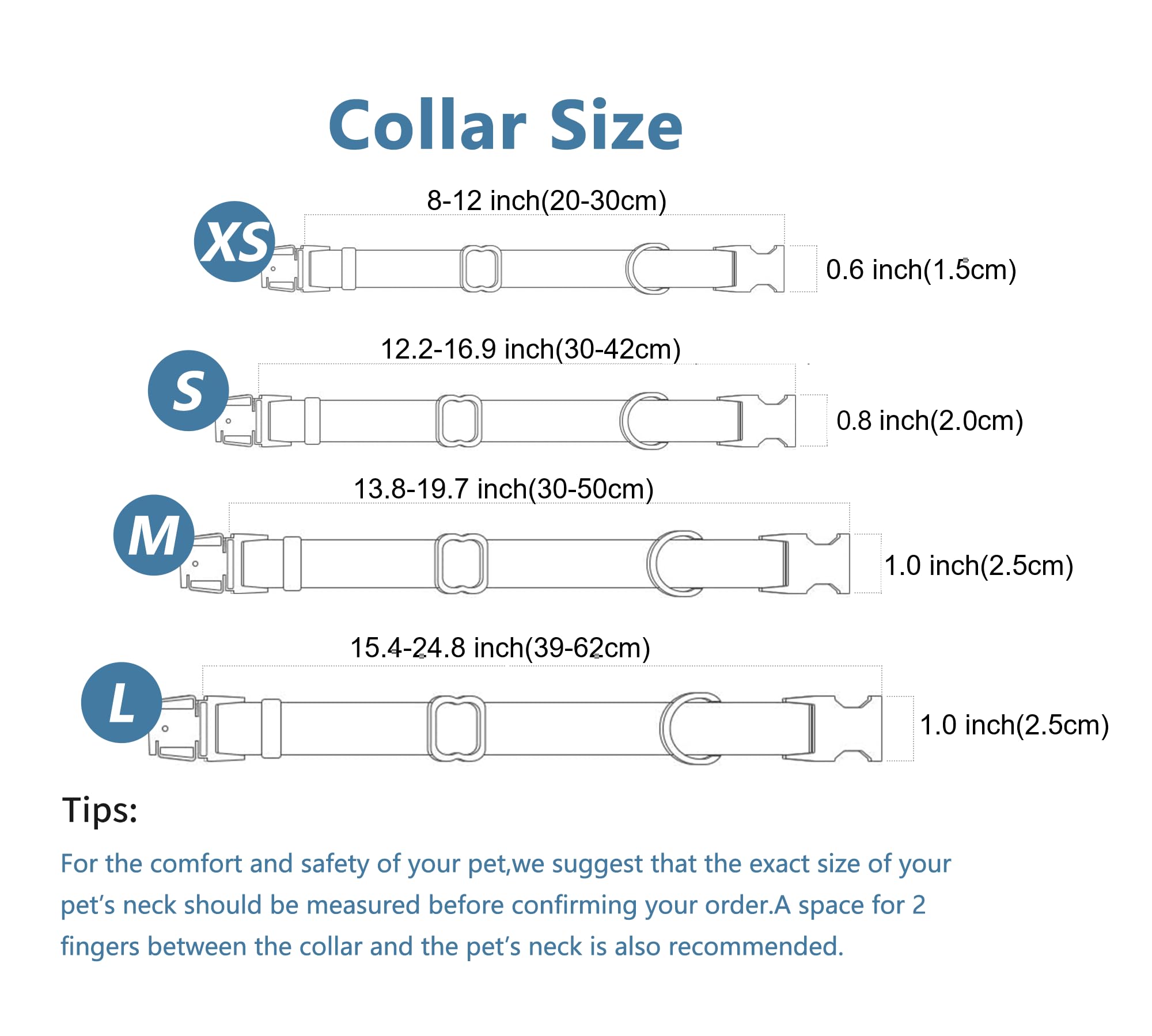 Dog Collar and Leash Set.Soft and Easy to Clean Vegan Leather with Rose Gold Metal Buckle for Small Medium Large Dogs(S(12.2"-16.9") - Image 4