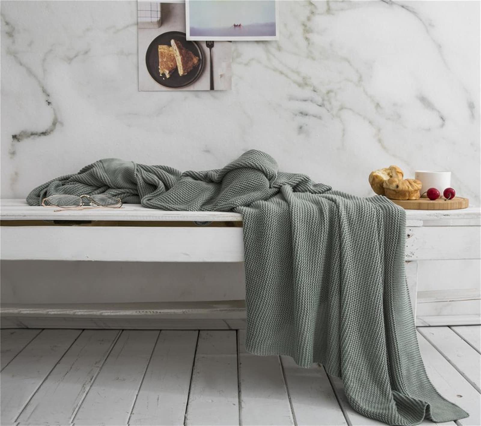 Couette tricotée fraîche pour dormeurs chauds 130x160cm