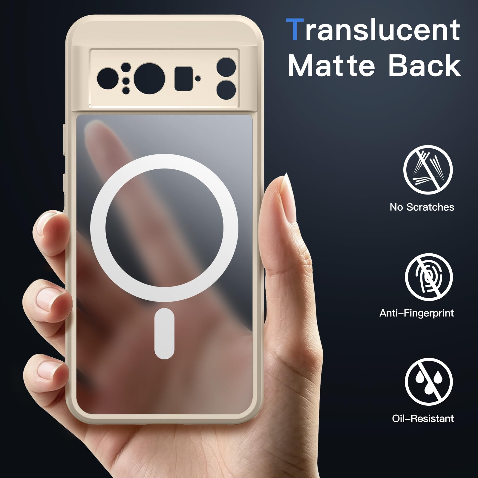 Amazon.com: JETech Magnetic Case for Google Pixel 8 Pro, Porcelain