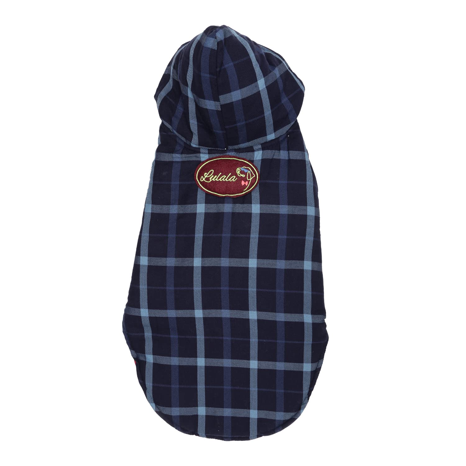 Lulala Dog Plaid Vest Winter Reflective Stripped Winter Coat,Hoddie Jacket Windproof Reversible (Blue,XL) (B09JBT8LY8) Amazon Price History, Amazon Price Tracker