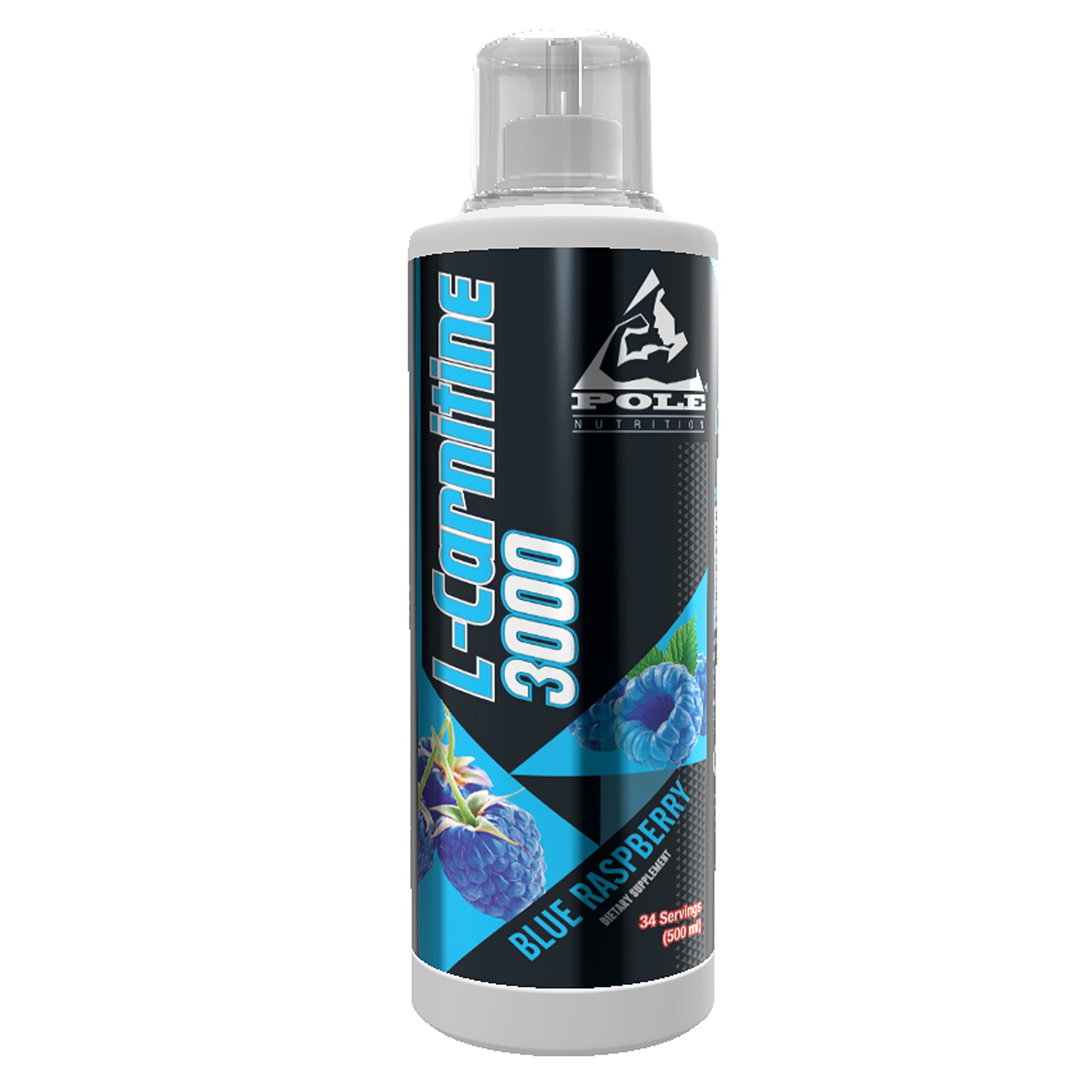 Pole Nutrition L-Carnitine 3000 - Blue Raspberry Flavour Dietary Supplement, 500ml, 34 Servings - Boost Energy and Support Fat Metabolism (B0BXHBDL88) Amazon Price History, Amazon Price Tracker