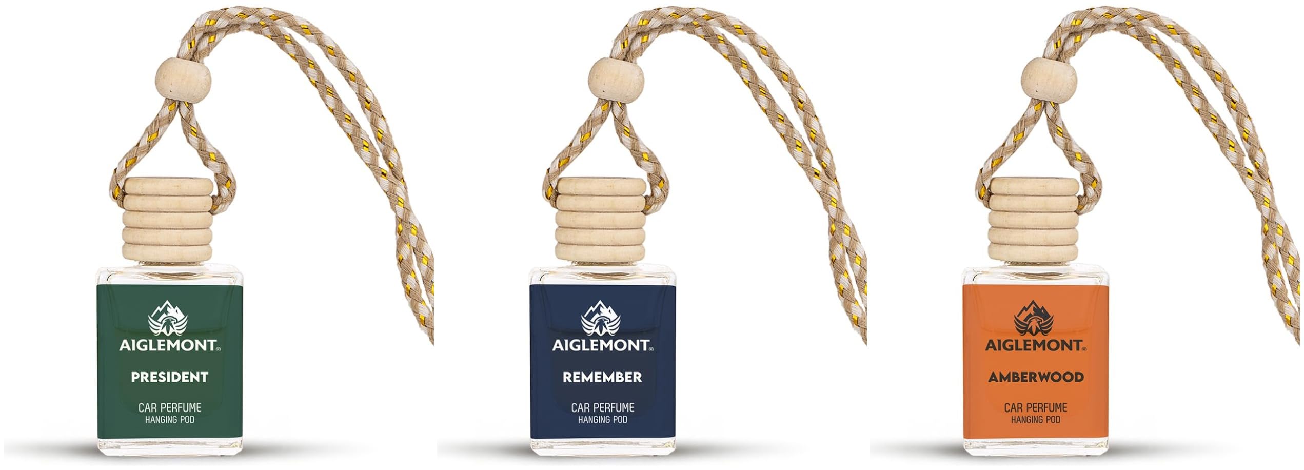 Car Perfumes combos | President, Royal Remember& Amberwood| Combo of 3 | 10 ml Each-image-38