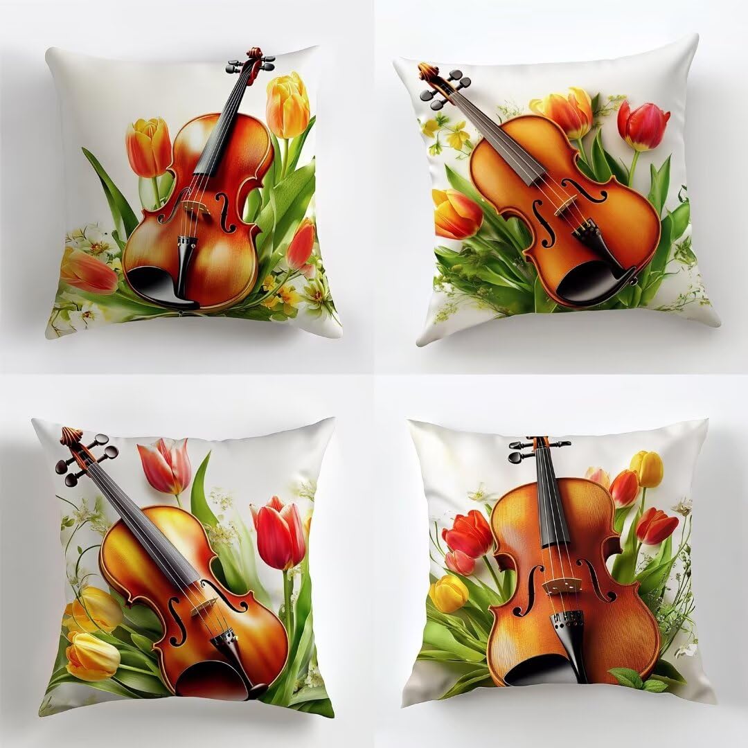Taie oreiller de canapé 50x50cm et housse coussin décor maison