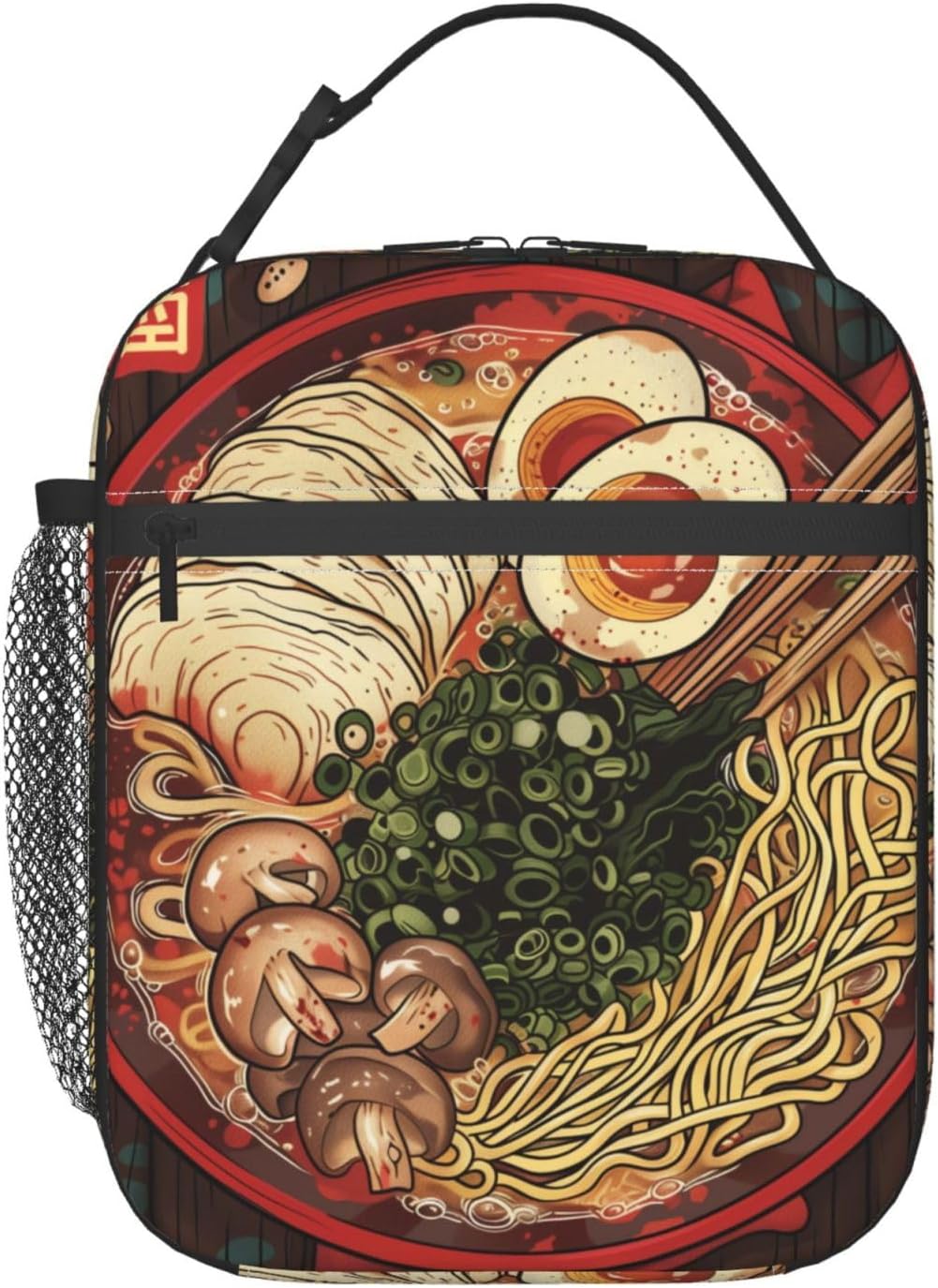 Ramen Insulated Lunch Box for Women Men Ramen Lunch Bag for Work,Picnic,Travel,Hiking,Beach Polyester