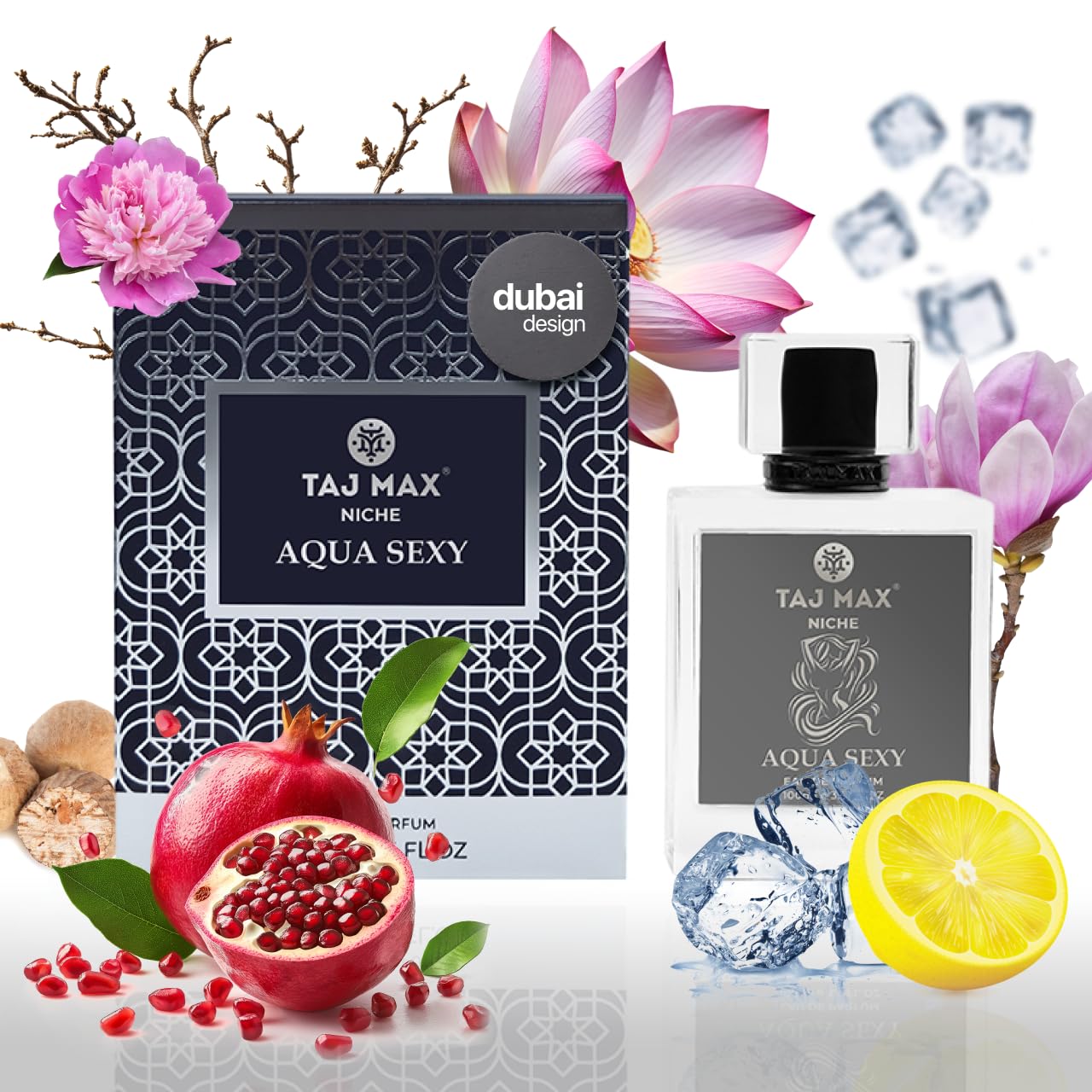 TAJ MAX AQUA SEXY Luxury Arabian Perfume for Women | Designed in Dubai with 35% Oils | Long-Lasting Fragrance | Aromatic Gifts for Her | BONUS Mini