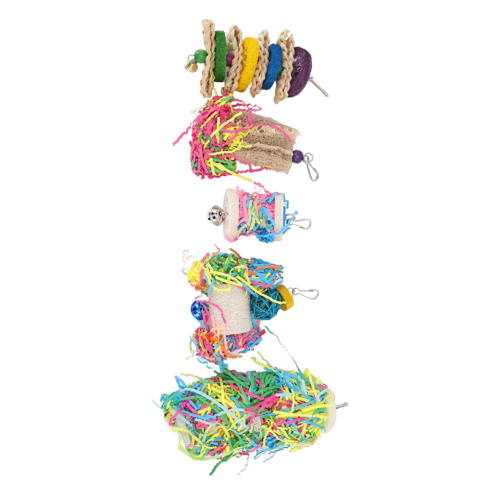 Bird Loofah Toy, Parrots Shredding Toy Boredom Relief Toxic Free for Lovebird (B0C5DVGCBG) Amazon Price History, Amazon Price Tracker