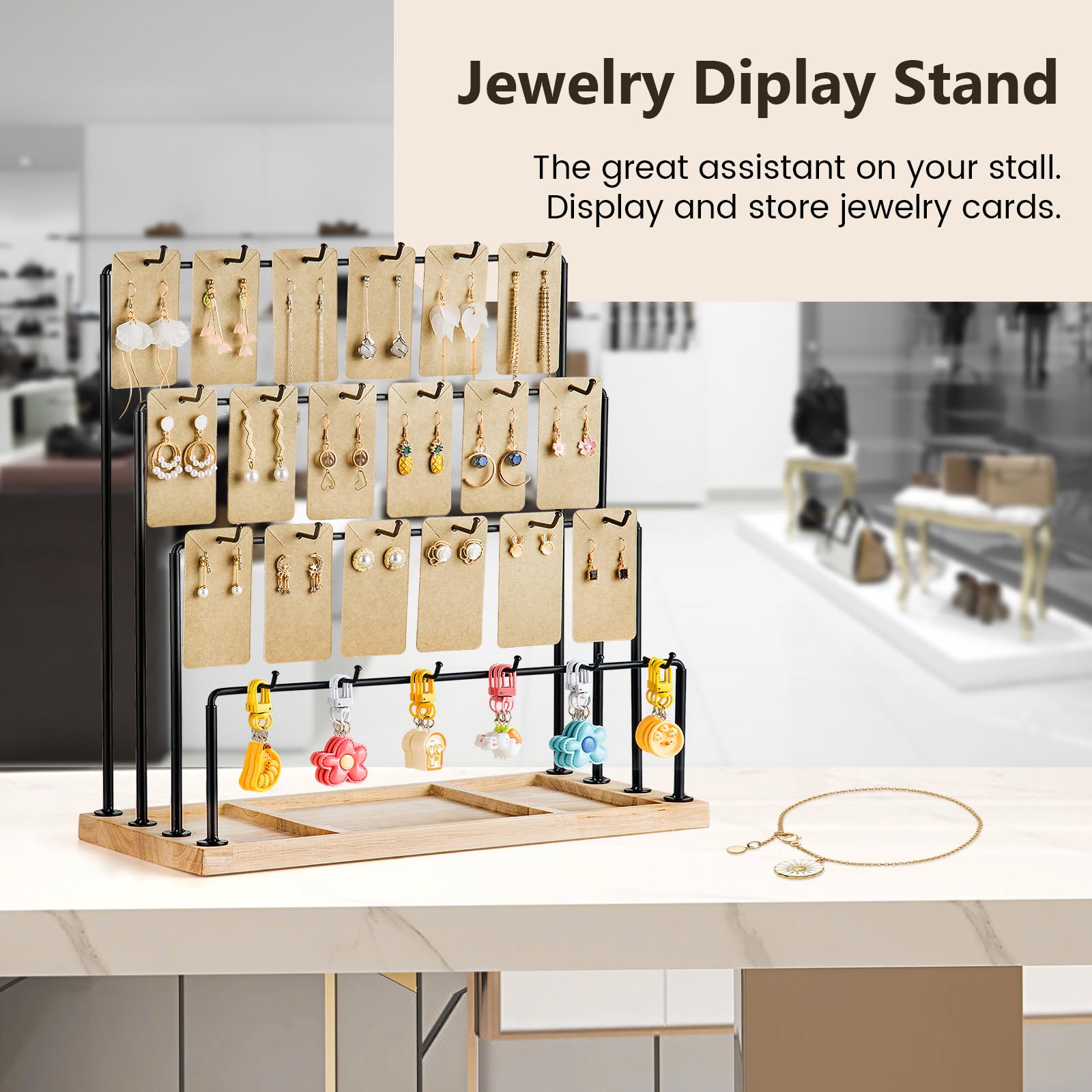Jewelry Display Stands Earrings Stand, Earring Card Holder