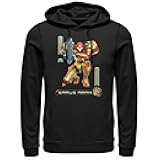 Men's Nintendo Metroid Samus Pose Pull Over Hoodie