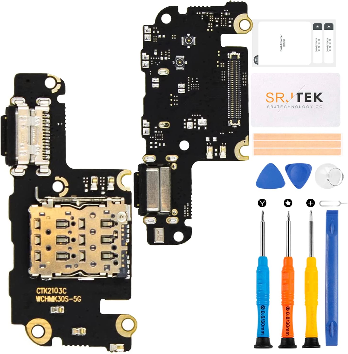 MMOBIEL Conector de Carga Compatible con Xiaomi Redmi Note 11 Pro/11 Pro 5G /11 Pro+ - 6.67 Inch -Puerto de Carga -Dock Connector USB C- Audio Jack/ Micrófono/Antena Repuesto -Incl Destornilladores