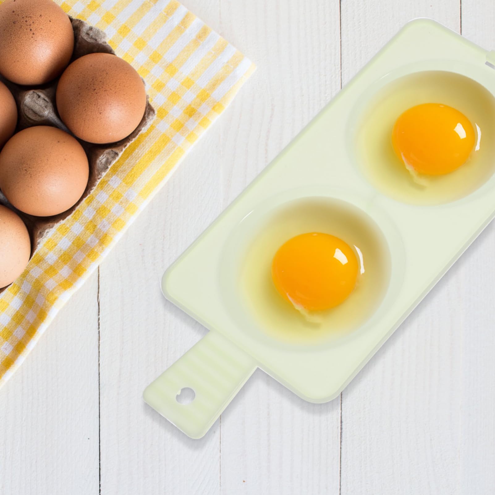 Alipis Mini Egg Cooker Poached Egg Maker Microwave Omelet Maker Waterproof Easy to Clean Perfect for Quick Healthy Breakfast Random Color