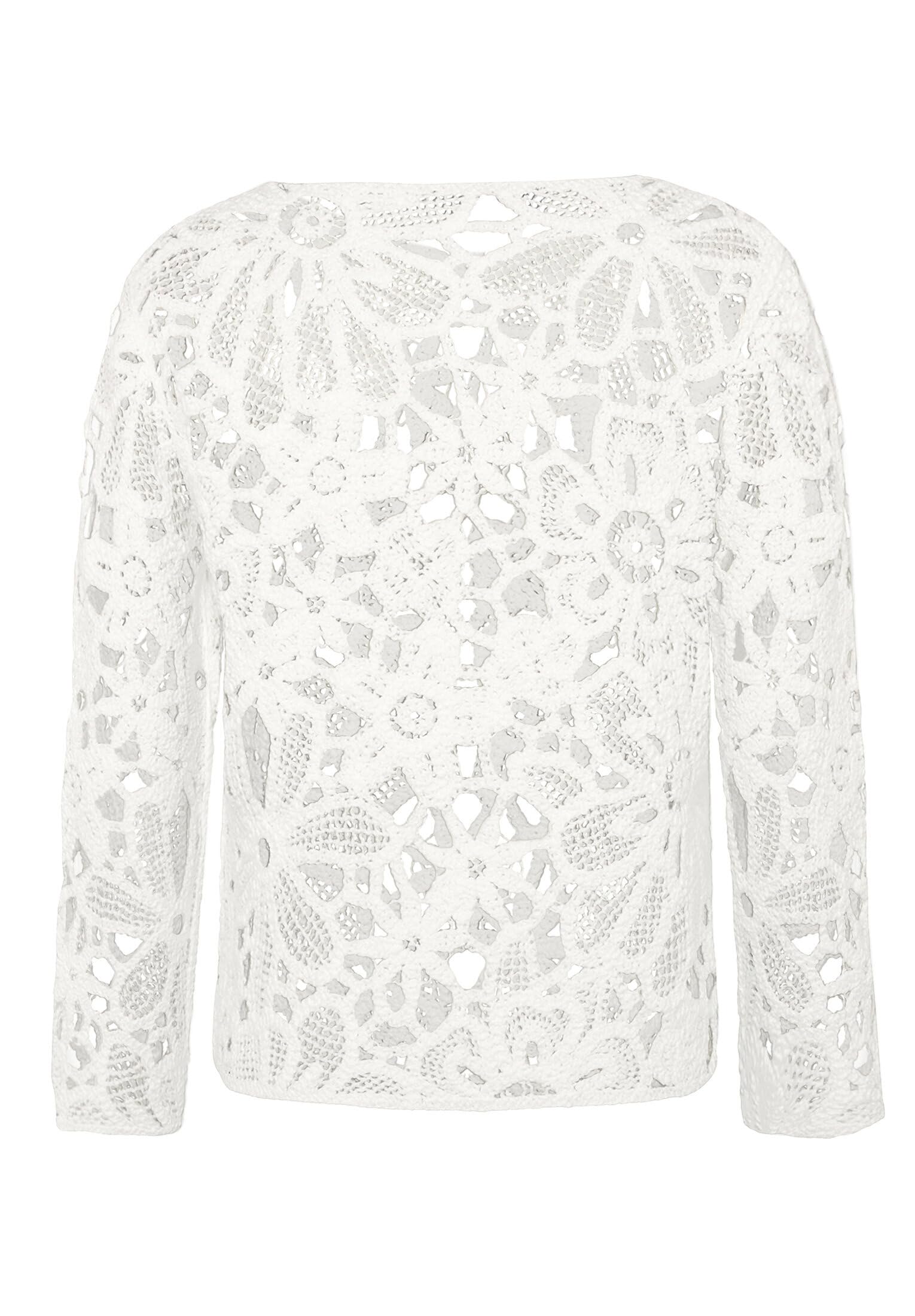 Betty Barclay Damen Lochstrick-Pullover mit U-Boot-Ausschnitt