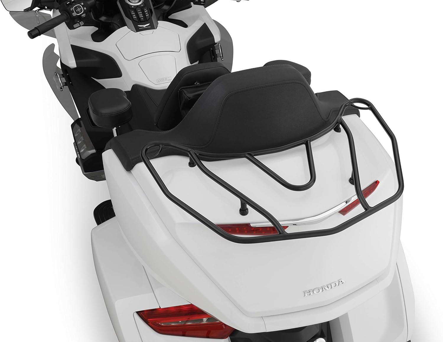 Show Chrome Accessories (52-936BK) GT Tour Black Motorcycle Trunk Rack 2018+ Honda Goldwing GL1800