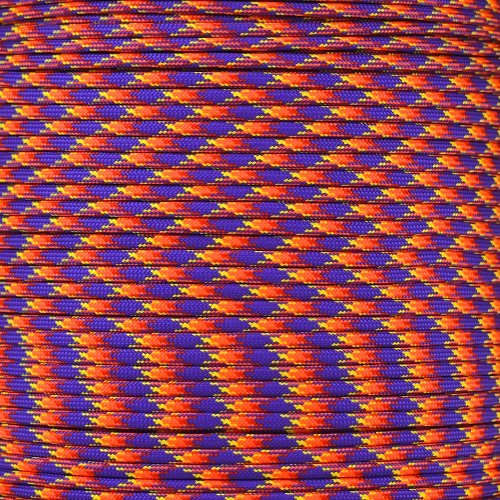 PARACORD PLANET 10 Feet Hanks Of Parachute 550 Cord Type Iii 7 Strand Paracord Over 200 Colors Carnival