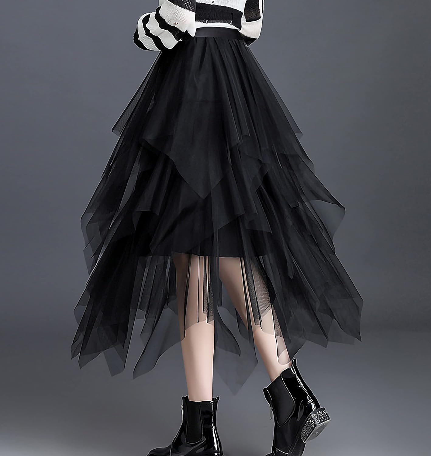 Bellady Tulle Skirt for Women, Tutu Dress Night Out Midi Skirt for Gown Wedding Party Formal Skirts