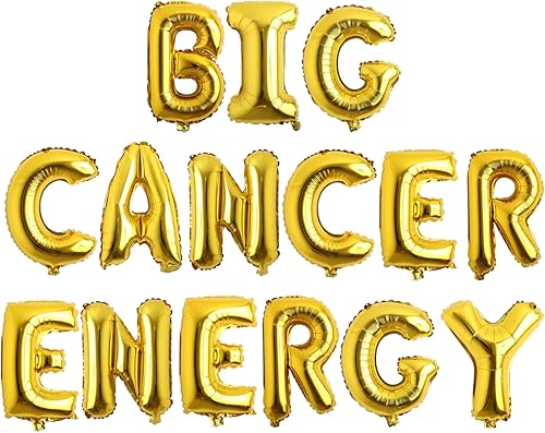 Miniatura 4 de Ninalems Party Cartel de globos de energía de acuario grande negro decoraciones de fiesta de cumpleaños cumpleaños de acuario letras de 14 pulgadas