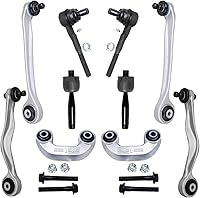 Vista 22 de Detroit Axle - Kit de suspensión delantera RWD de 10 piezas para Chevy GMC Silverado Sierra 1500 1999-2006, 2 brazos de control superior, 2 rótulas