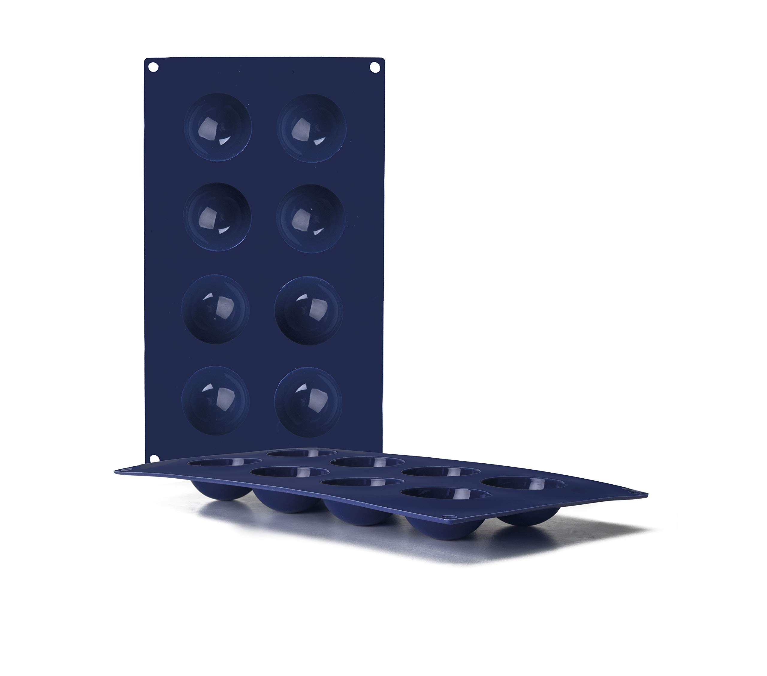 IBILI MOLDE 8 CAV.SEMIESFERAS Blueberry