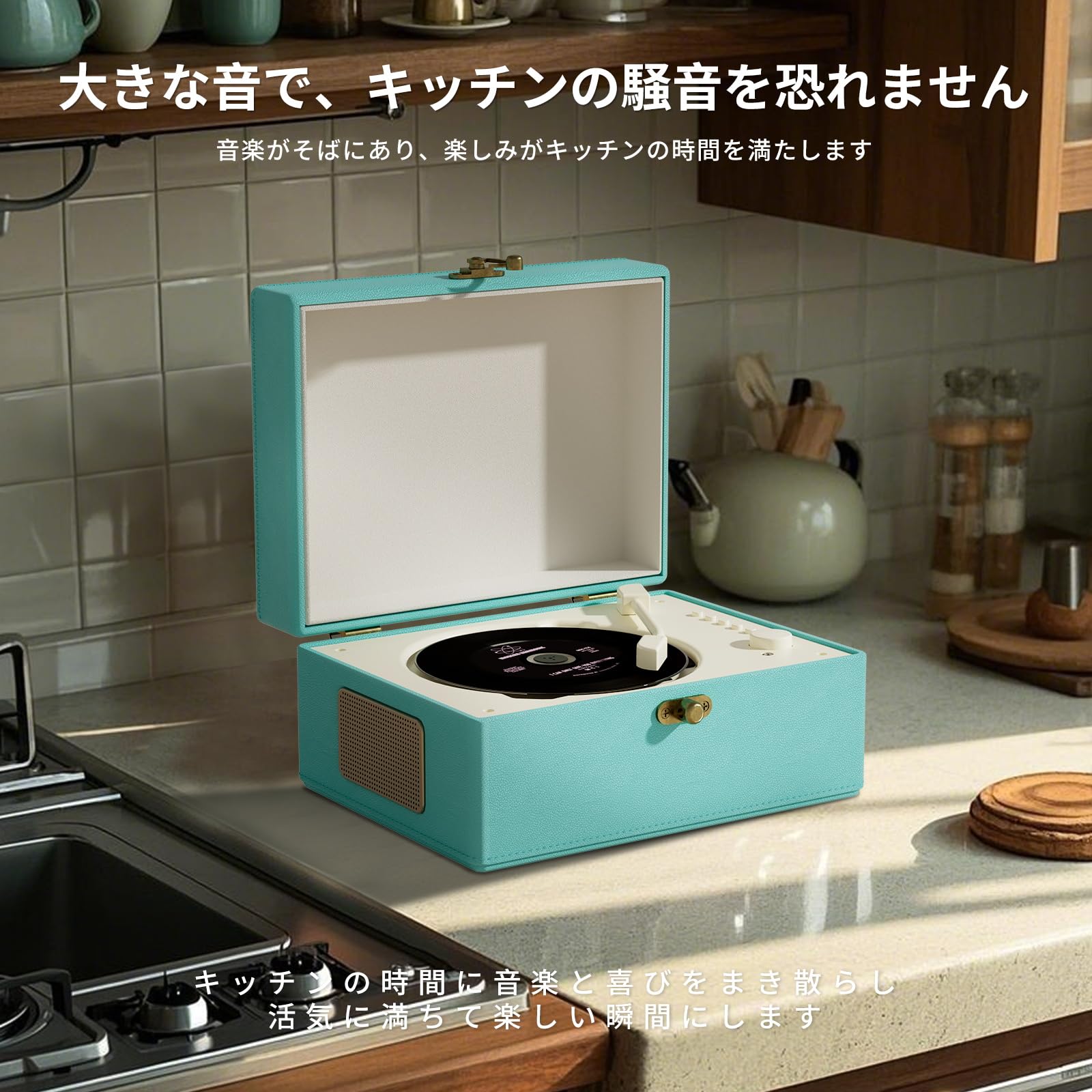 Amazon.co.jp: ポータブルCDプレーヤー、レトロデザイン、充電式
