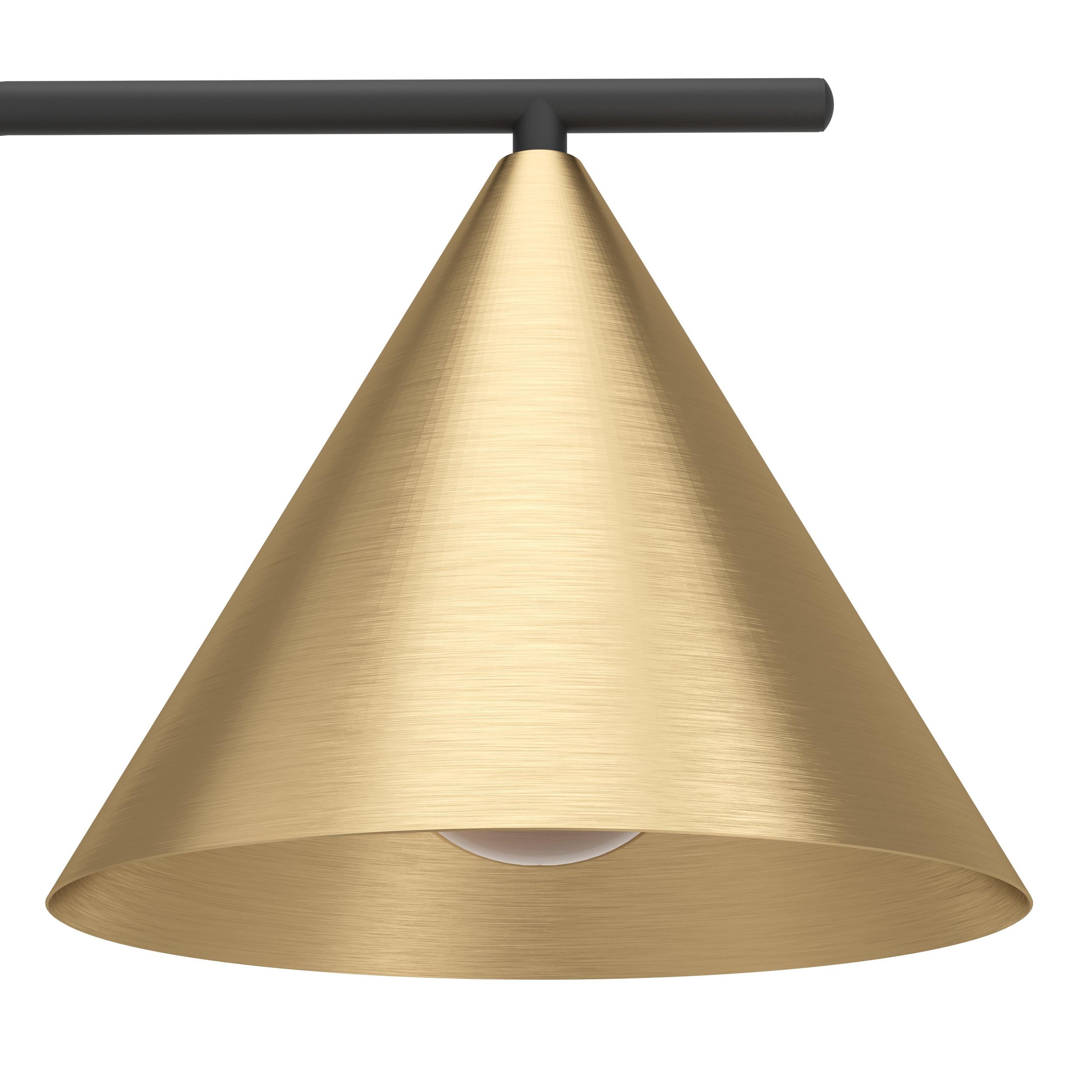 EGLO lampa podłogowa Narices, 1-punktowa lampka minimalistyczna, oświetlenie z metalu w kolorze mosiądzu szczotkowanego, złotym, czarnym, do salonu z przełącznikiem schodkowym, E27