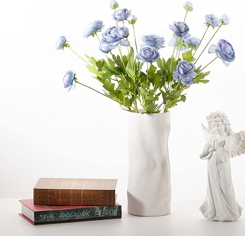 Miniatura 2 de Flores artificiales de seda, ranúnculo, flores falsas, 5 unidades, adecuadas para decoración de núcleos, creación floral de boda, arreglo floral,