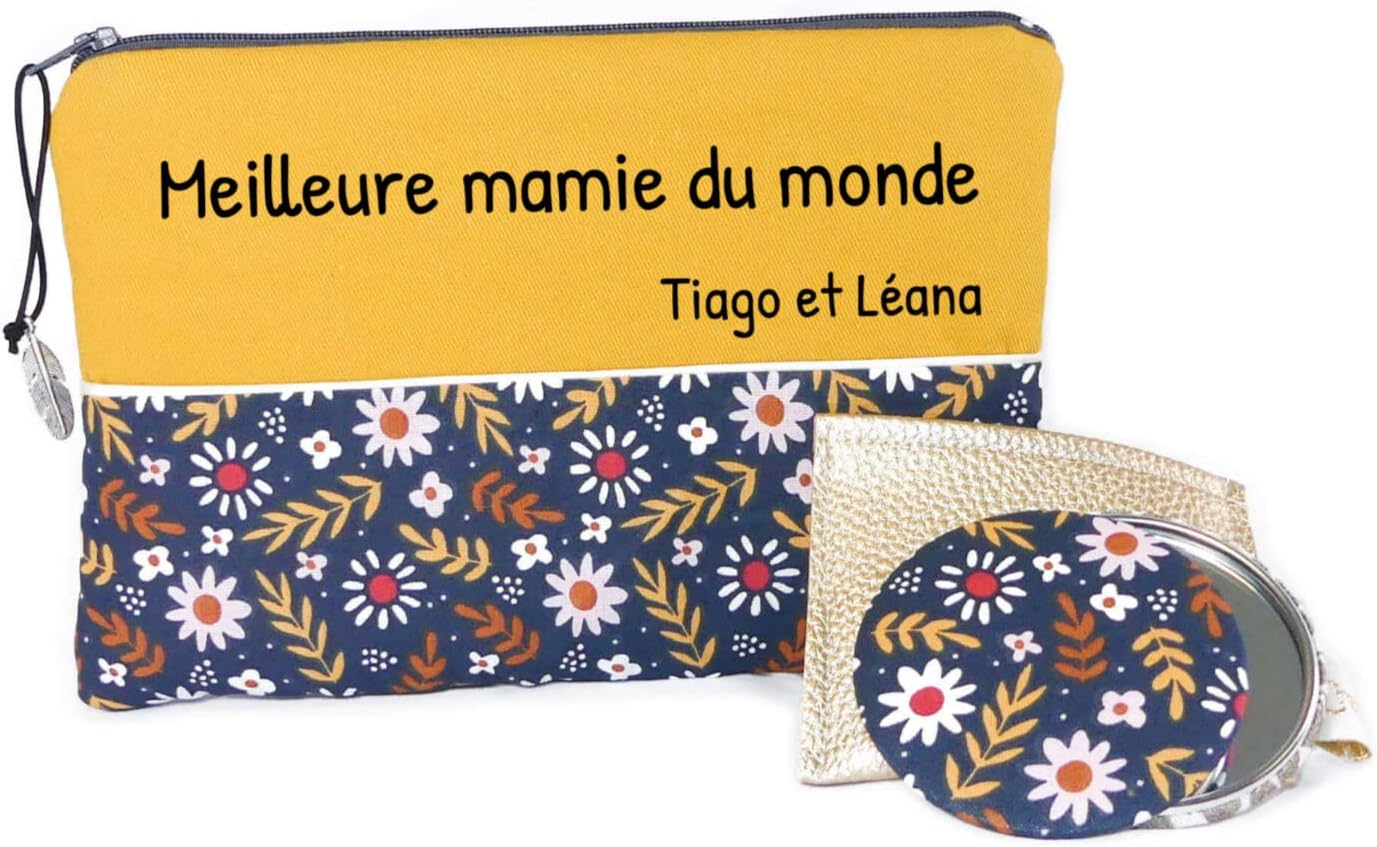 Trousse personnalisable | cadeau fête des grands-mères | cadeau fête des mères...