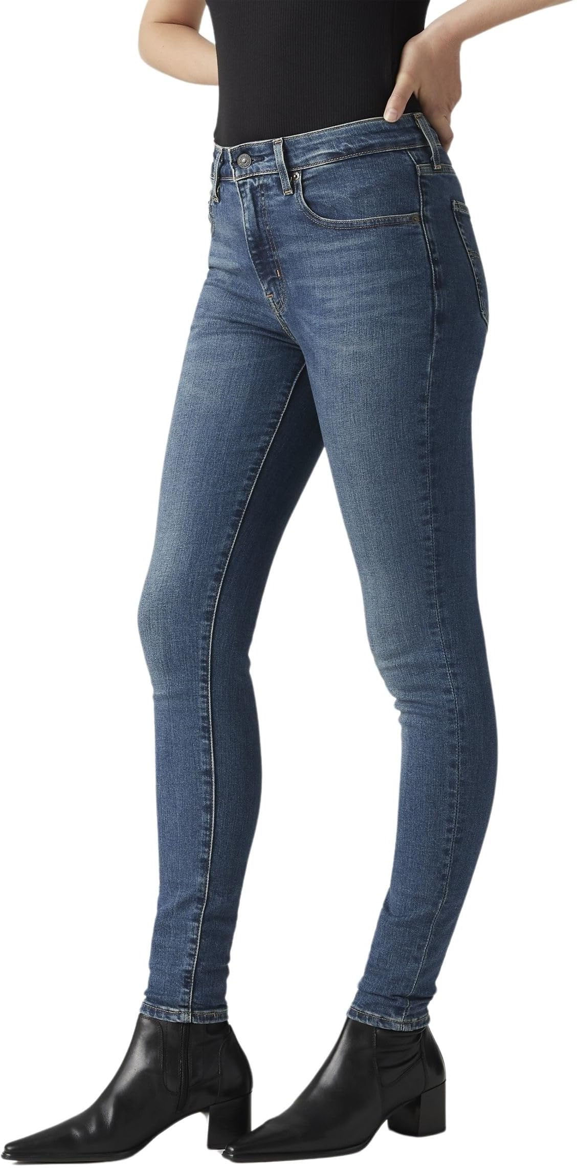 Levi's Skinny-fit-Jeans 721 High rise skinny – Damen, Blau, Größe 29, Länge 32