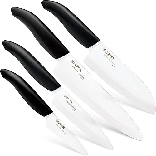 Kyocera’s Revolution 4-Piece Ceramic Knife Set: Ceramic Chef Knife For