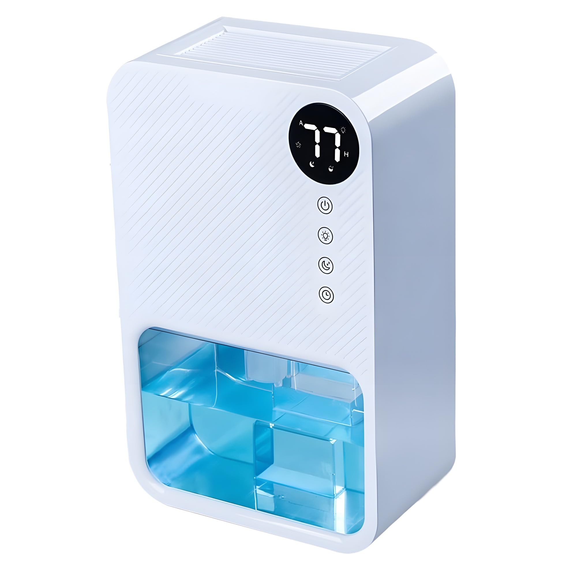 24x7 eMall Electric White Dehumidifier For Small Rooms And Offices, 1100ML Tank With LCD Display And 7 Ambient Lights, Auto Shut Off Dehumidifier - 22.5cm x 15cm x 11cm-image-21
