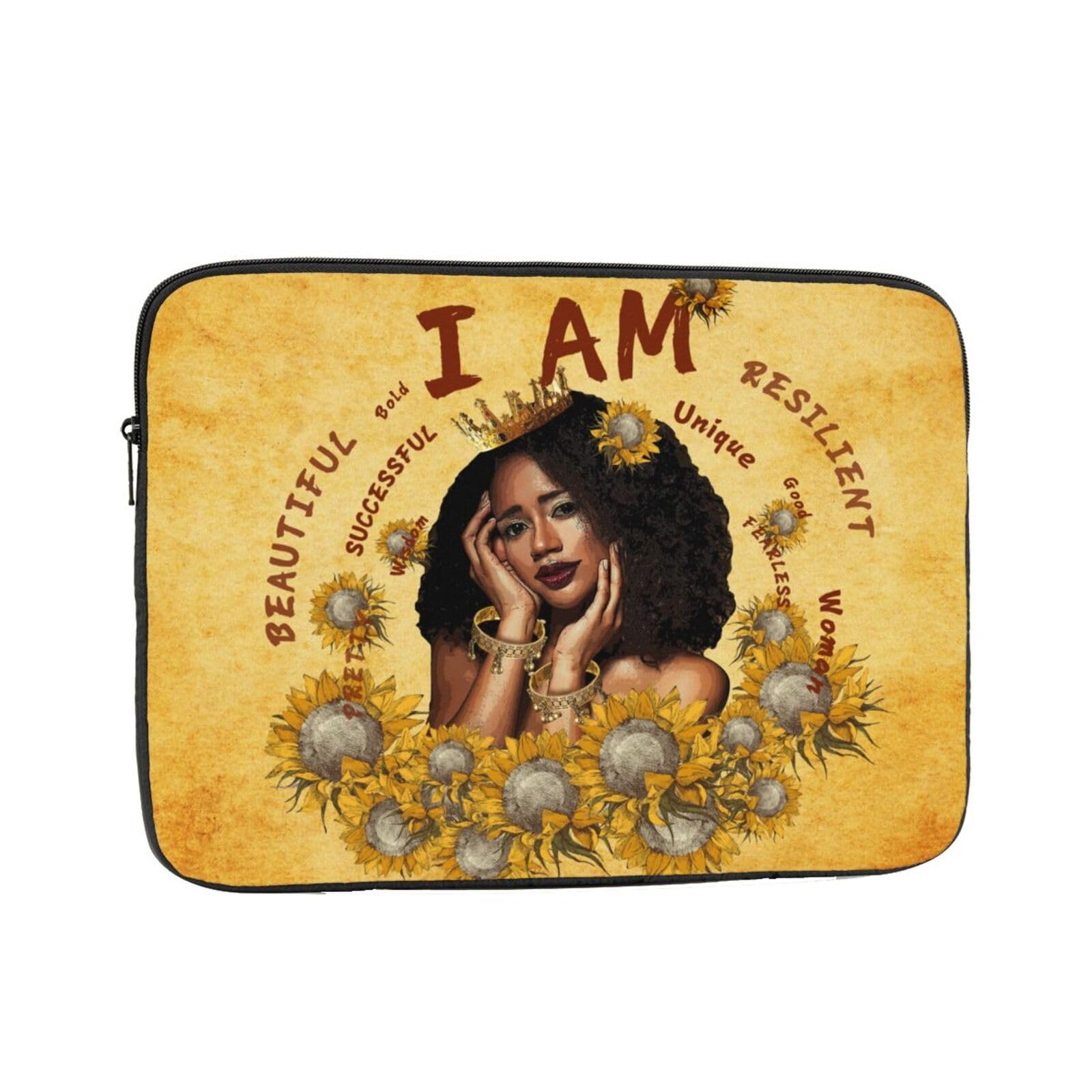 Amazon.com: African Girl Laptop Sleeve Case for Men Women 13 inch ...