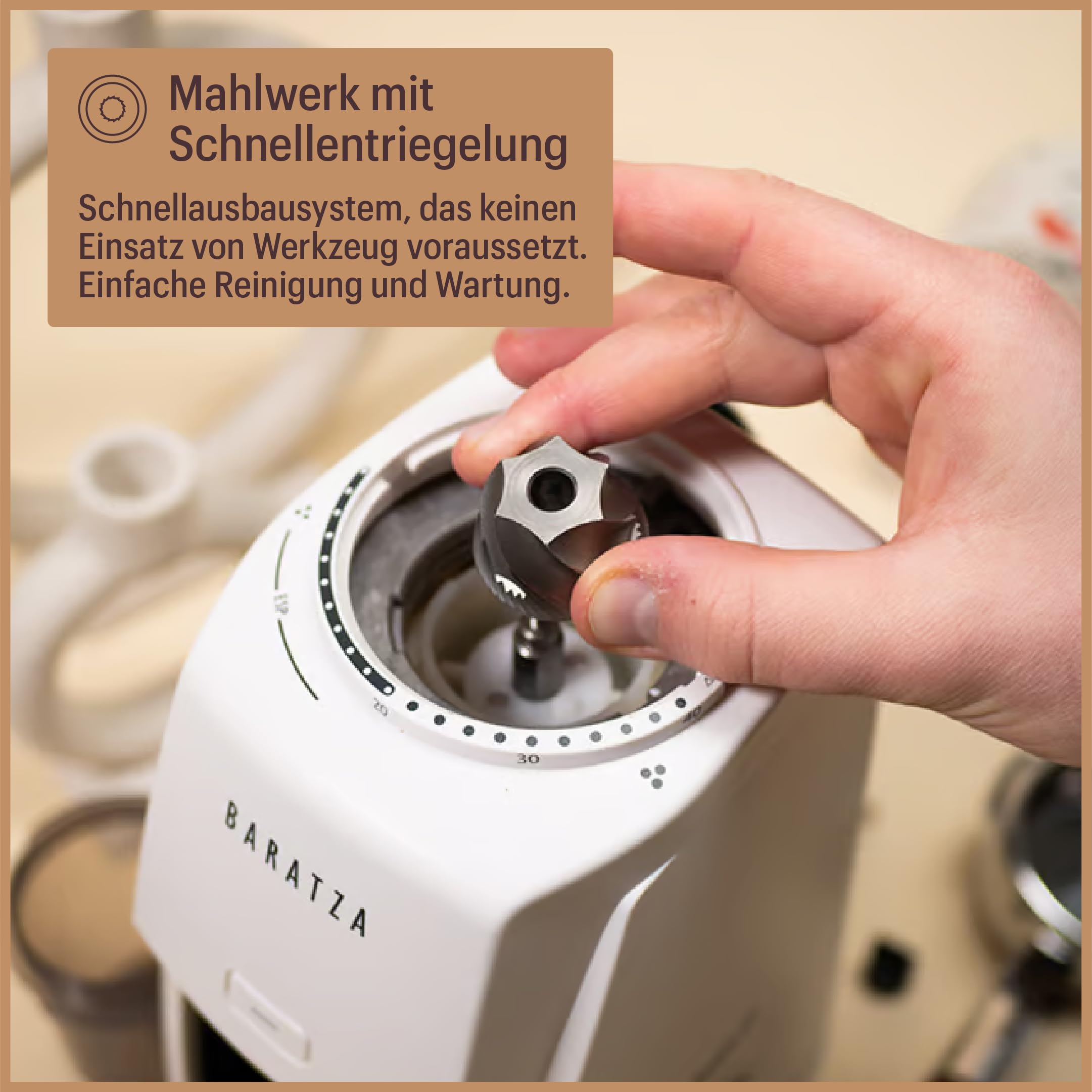 Baratza - Encore ESP 230V Kaffeemühle - Elektrische Kaffeemühle mit Mahlwerk, Schwarz