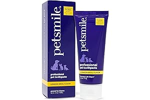 Petsmile Professional Dog Toothpaste for Plaque and Tartar Control, London Broil Flavor, VOHC Accepted
