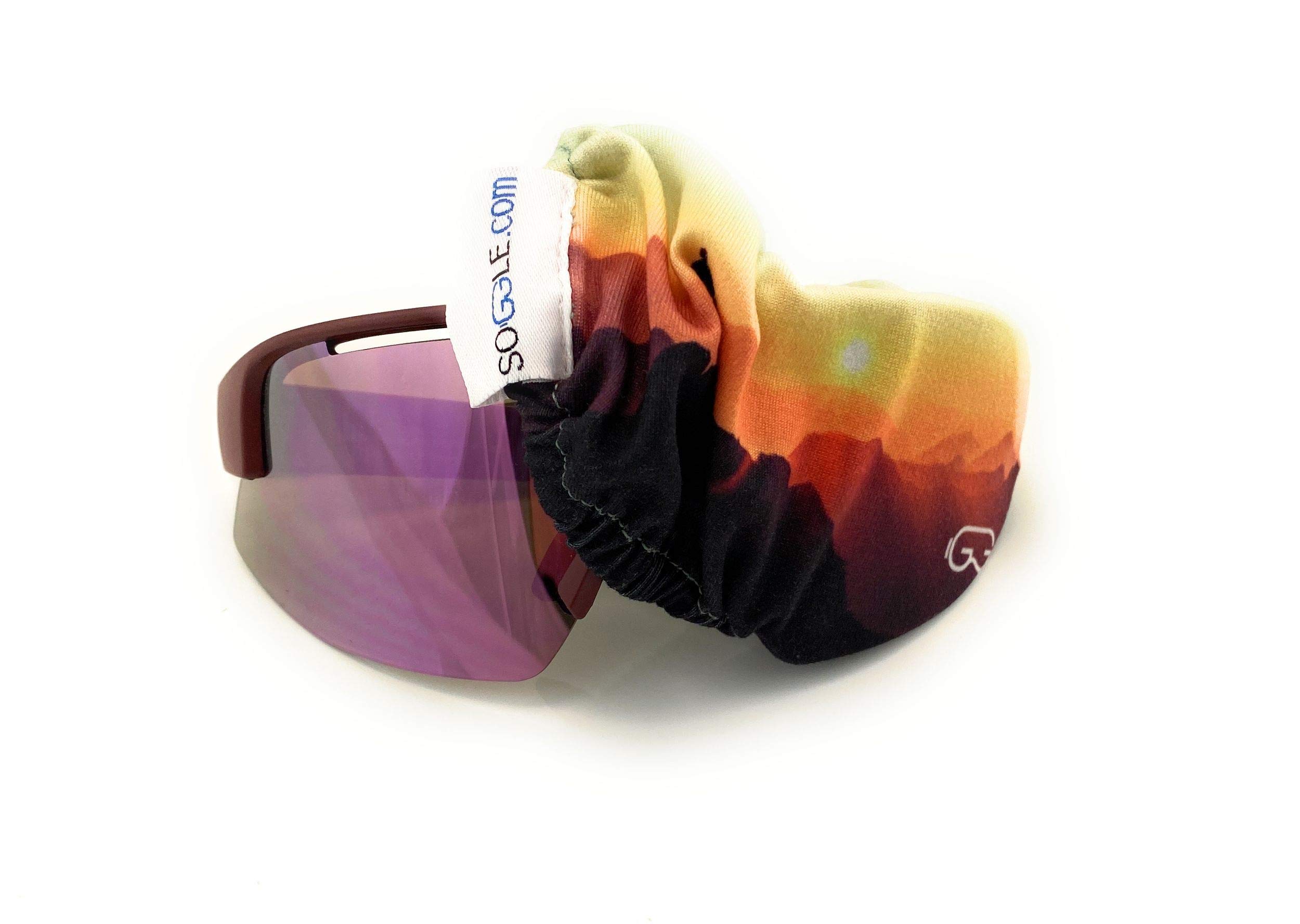 SOGGLE Mini lunettes de protection pour lunettes de sport - Couleur : sunrise