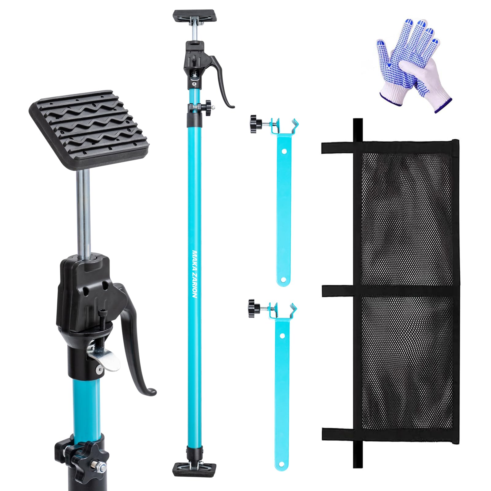 Divisor de caja de camioneta con barra de carga ajustable de 40 a 78 7 pulgadas con capacidad de carga de 200 lb. Barra de carga para organizador de caja de camioneta. Barras de carga para SUV, remolque, furgoneta. Incluye 2 barras divisorias y 1 red de carga.