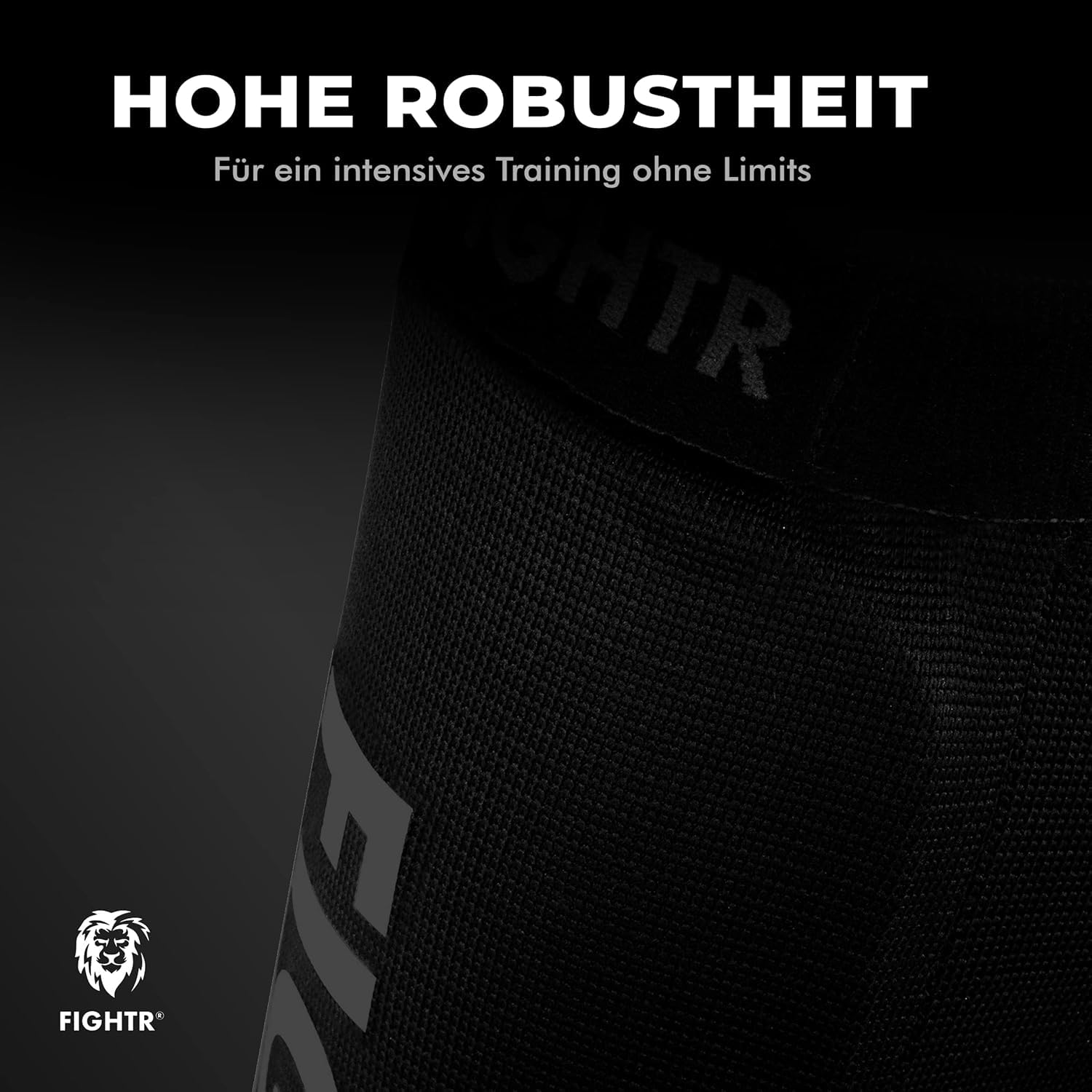 FIGHTR® Schienbeinschoner - mit perfektem Sitz und idealer Polsterung | Schienbeinschutz für Kicks im Kickboxen, MMA, Muay Thai und weitere Kampfsportarten
