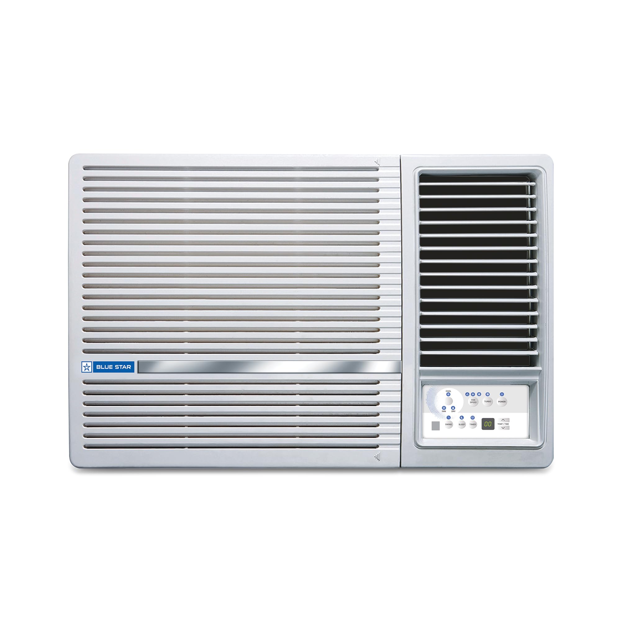 Blue Star 1.5 Ton 5 Star, Inverter Window AC (Copper, 2 Way Swing, Multi Sensors, Blue Fins, Self Diagnosis, WIA518LXU, White)