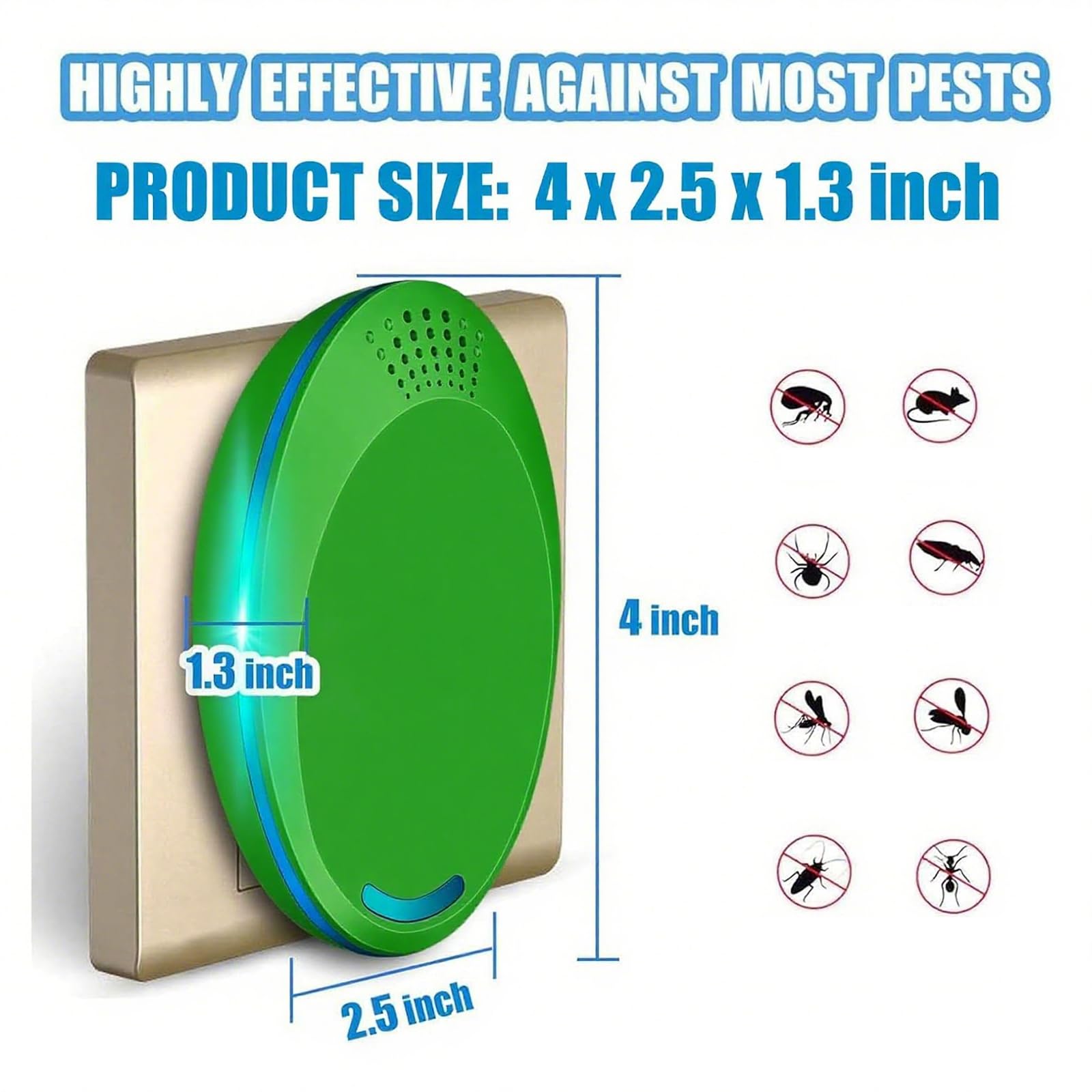 Easy to Use,Effective,Suitable for Indoor,6 Pack,Green