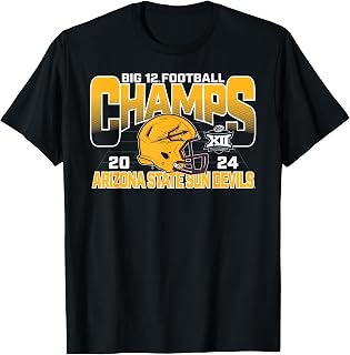 Arizona State Sun Devils Big 12 Champs 2024 Football Helmet T-Shirt