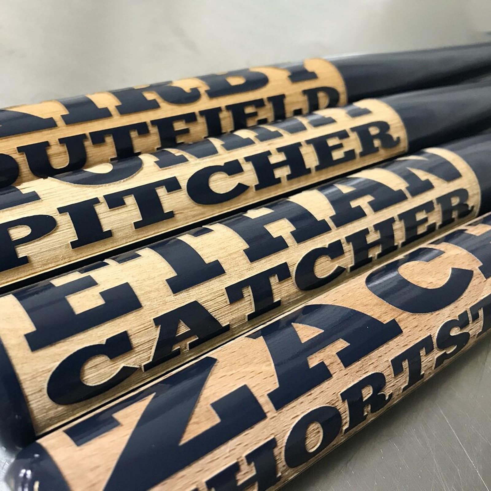 Mini mazza da baseball personalizzata, nome inciso personalizzato, racchetta in legno da 18 pollici, regalo per porta anelli, allenatore, giocatore, squadra softball, Little League, testimoni