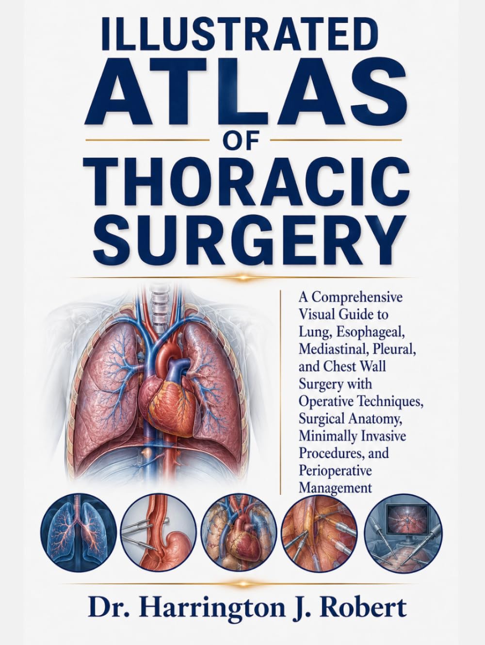 ILLUSTRATED ATLAS OF THORACIC SURGERY: A Comprehensive Visual Guide to Lung, Esophageal, Mediastinal, Pleural, and Chest Wall Surgery with Operative ... Procedures, and Perioperative Management