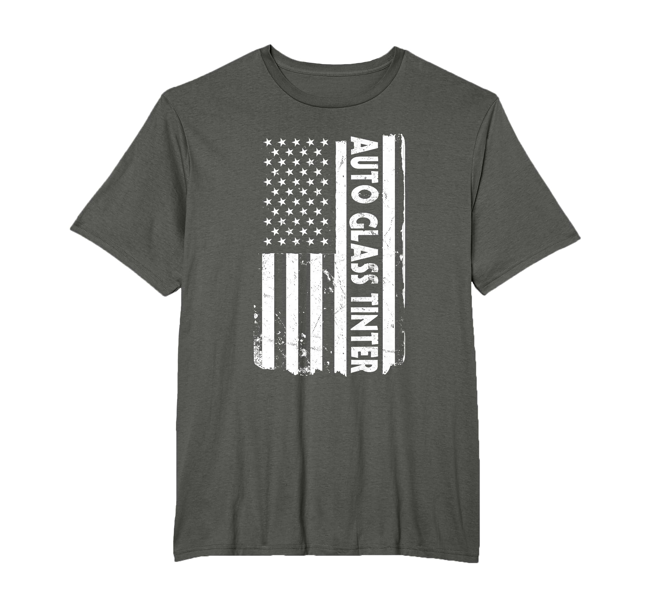 USA Flag Auto Glass Tinter Outfit Tinted Window America T-Shirt