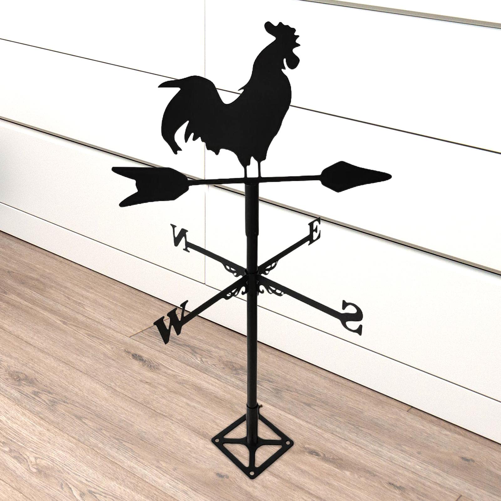 Amazon.co.jp: DeeRace 金属製風見鶏 風見鶏 高さ75cm, オンドリ : DIY
