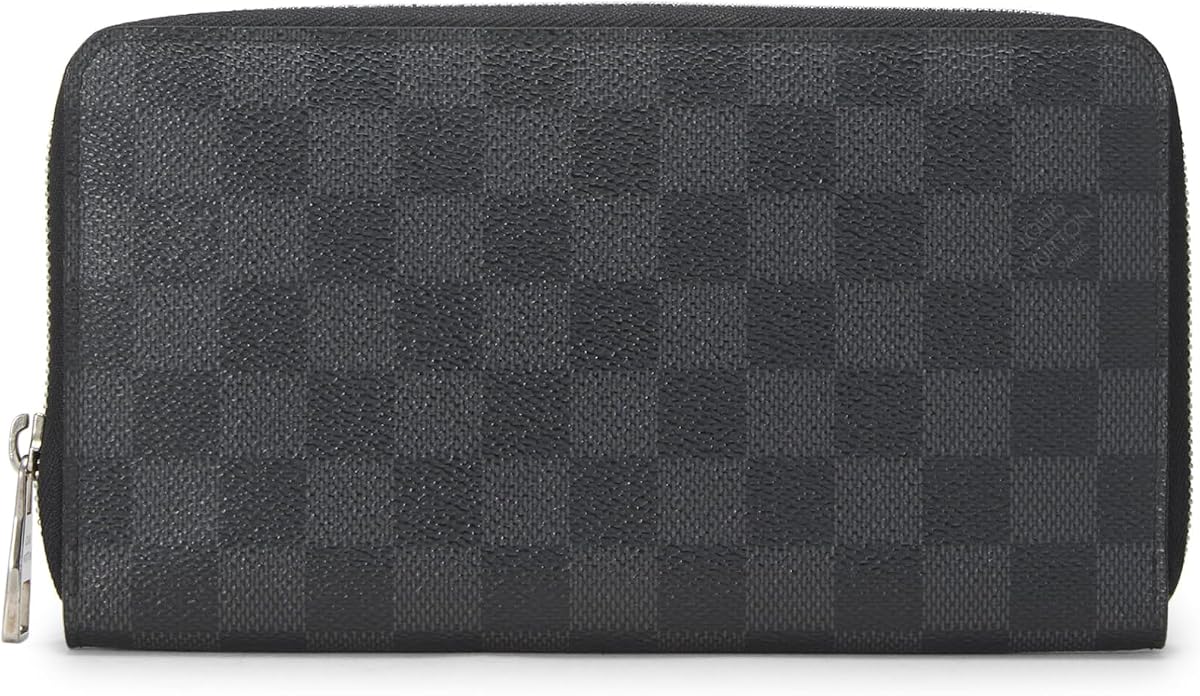 Louis Vuitton, organizador Zippy Damier Graphite usado, negro