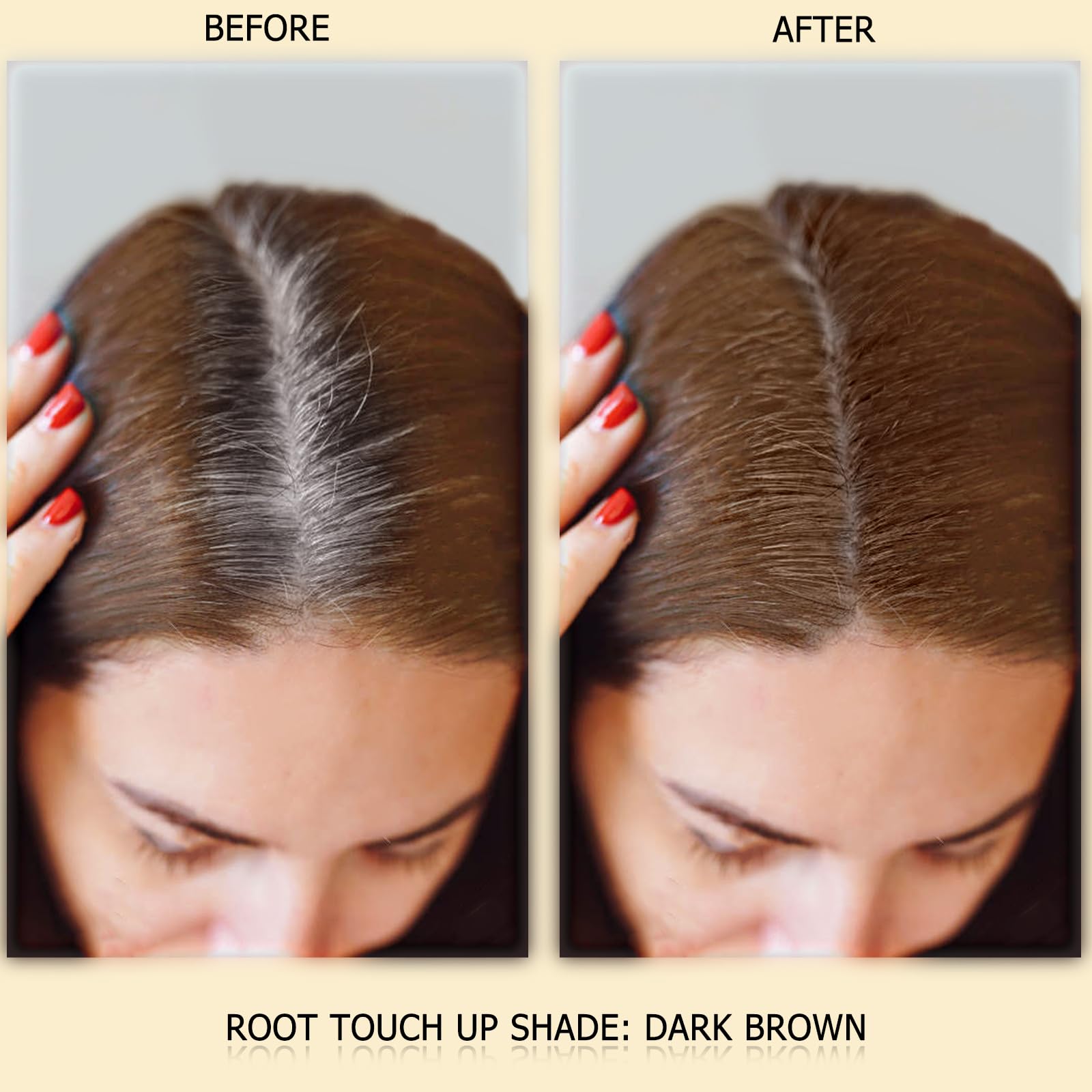 Root Touch Up Hair Color, 3 Color Blendable Hairline Powder for Gray Coverage Root Cover Up & Thinning Edges - Image 2