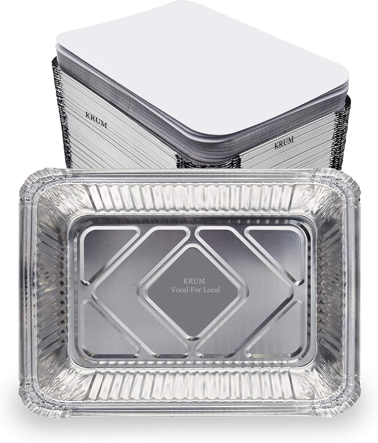 Interfold 200 fogli di alluminio pretagliati, 30,5 cm x 27 cm, pellicola da cucina pop-up, tirare e avvolgere il foglio di alluminio goffrato per arrostire, rivestimento grill (confezione