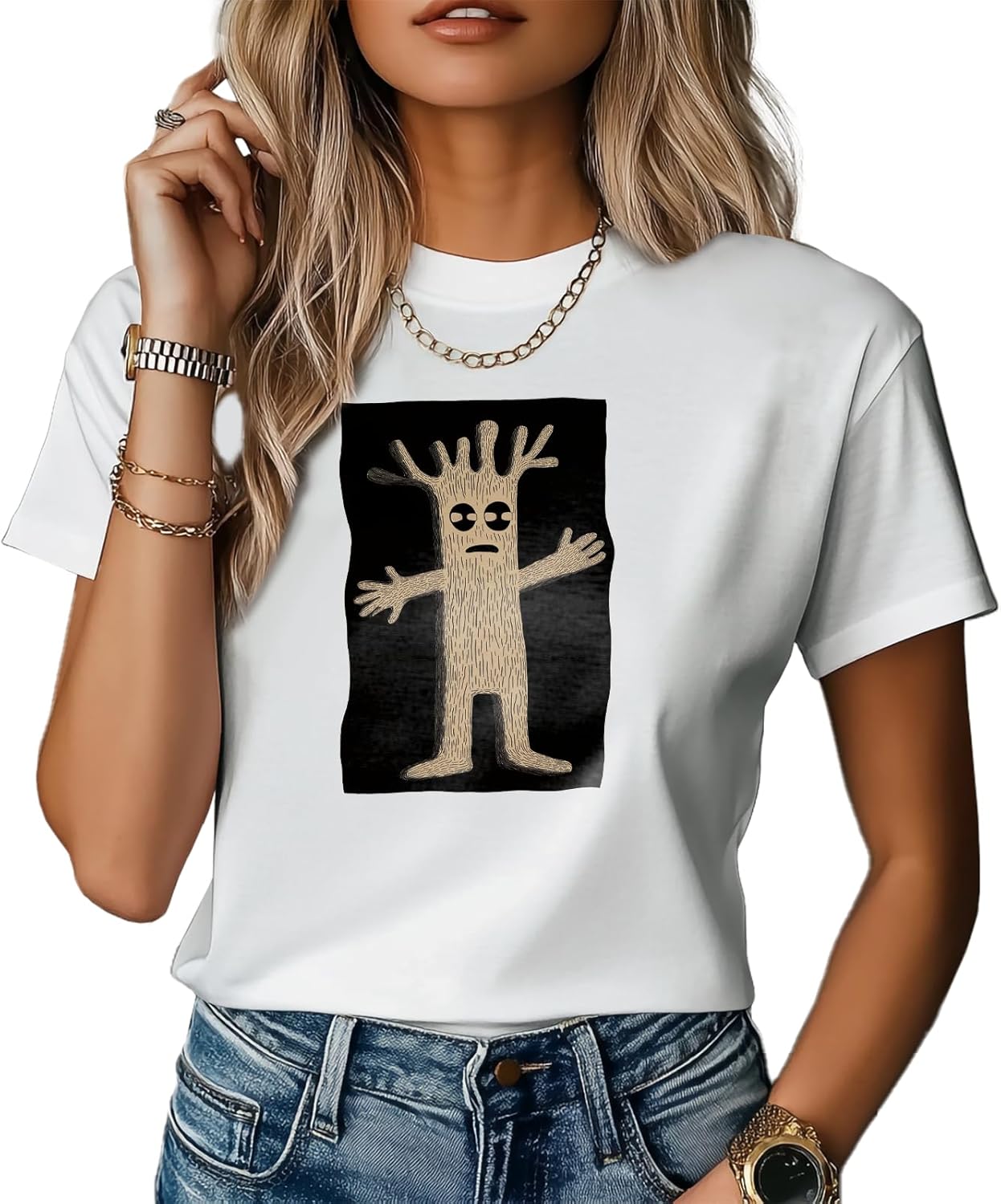 Oversized Summer Shirts for Women Cotton Summer Ladies Tops and Blouses Fashion Pattern Sports Crew Neck Tees