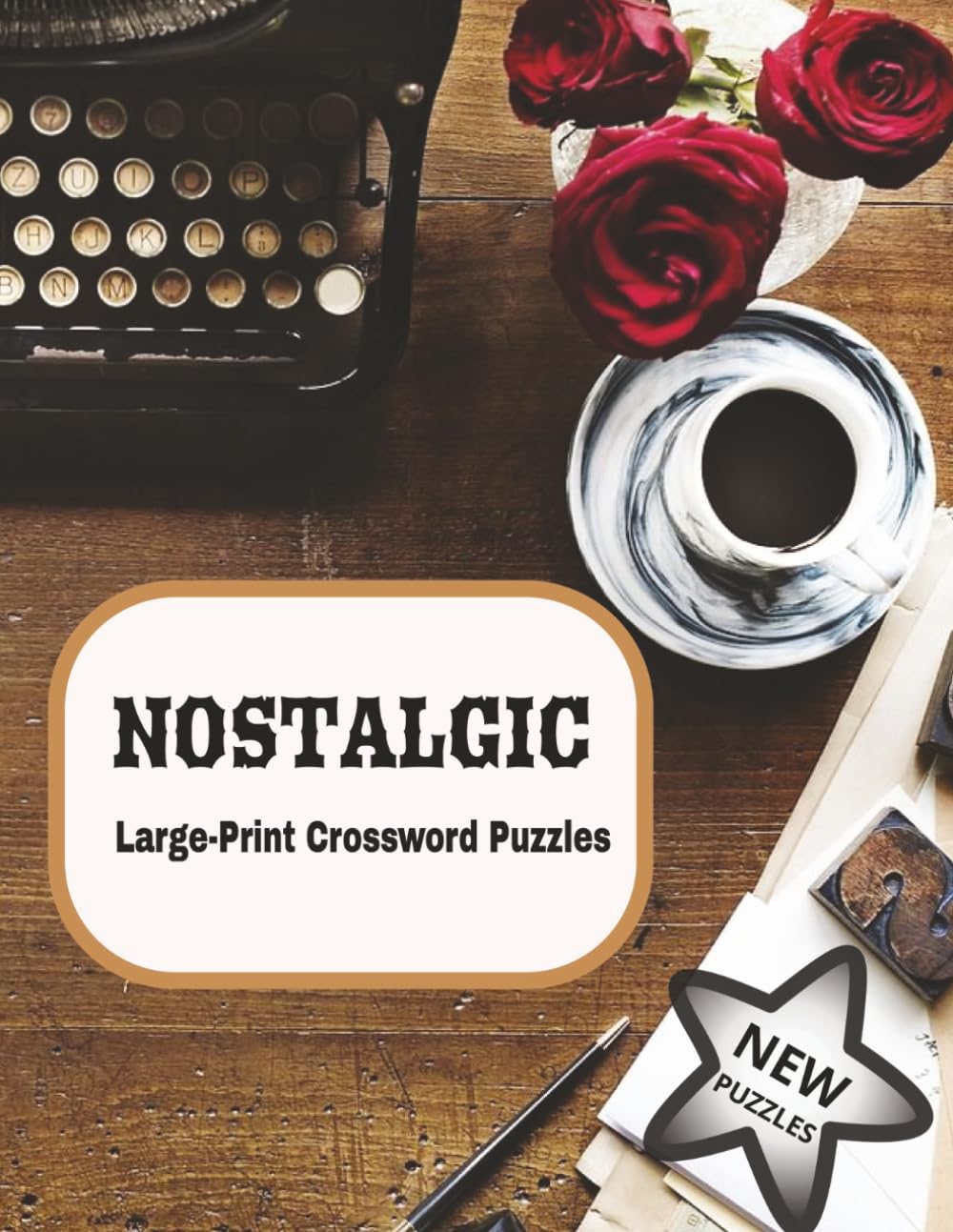 Nostalgic word search puzzle: Nostalgic Large-Print Crossword Puzzles for Seniors and Adults 60 pages 8.5x9 inches 30 crossword puzzles