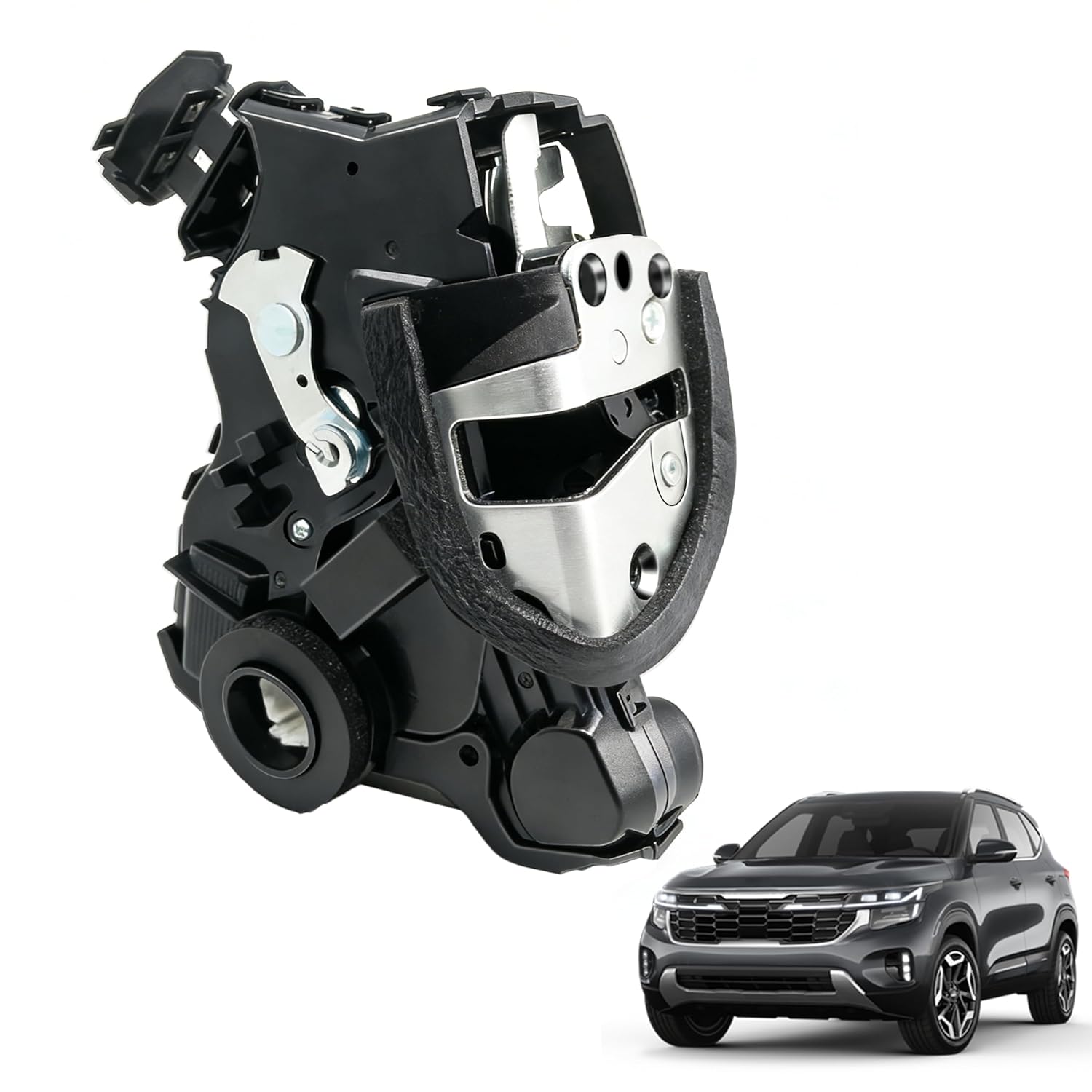 Door Lock Actuator Motor Front Left Driver Side Compatible with Toyota, 4Runner, Camry, Tundra, RAV4, Sequoia, Lexus RX350h RX450h, Scion tC xB xD OE# 69040-06180, 69040-0C050, 931-401