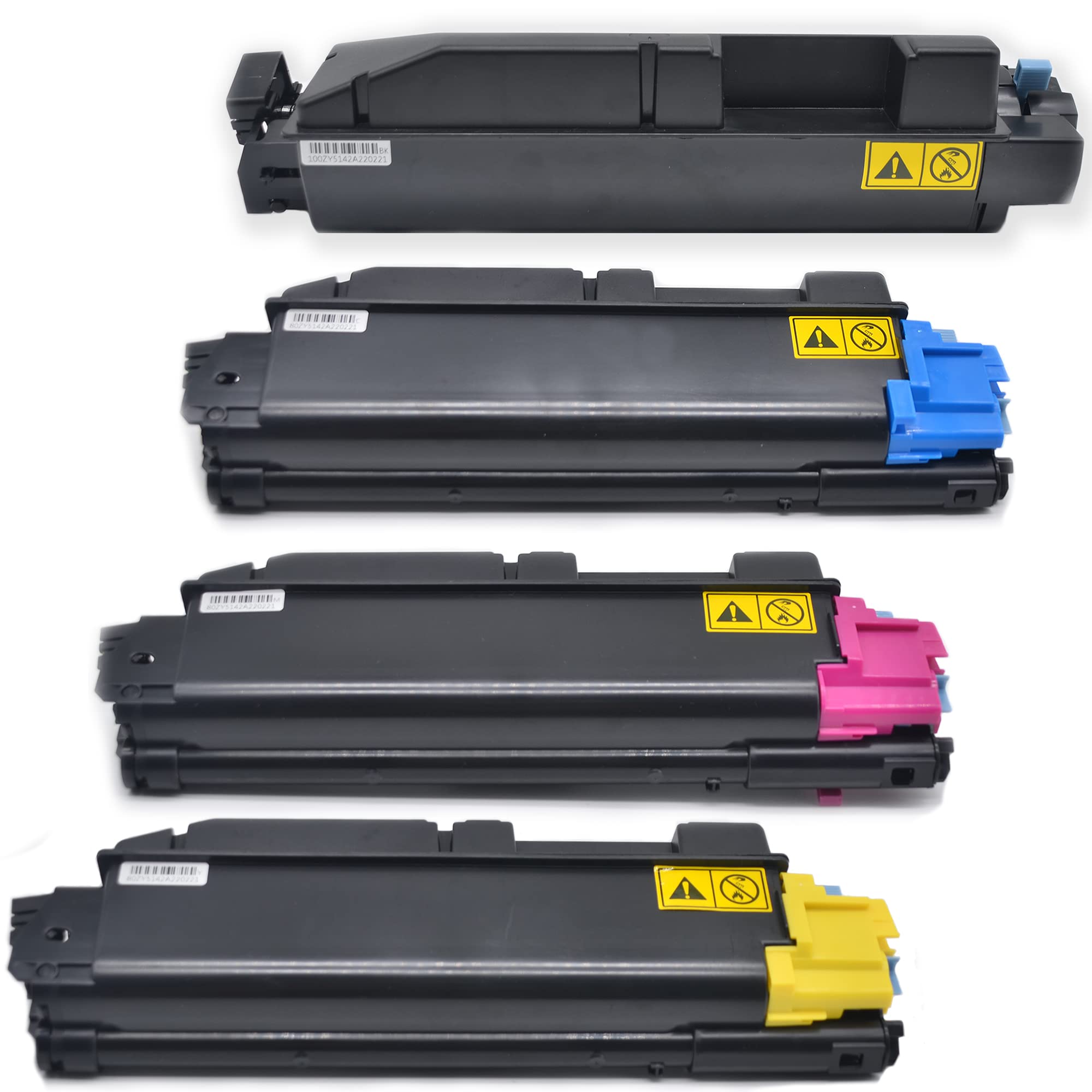Ledes Toner Cartridge for Kyocera TK 5142 TK-5142 for Mita ECOSYS M6530cdn M6030cdn P6130cdn 1T02NR0US0 1T02NRCUS0 1T02NRBUS0 1T02NRAUS0 High Yield (7000 Pages, 4 Packs, BK, C, M, Y)