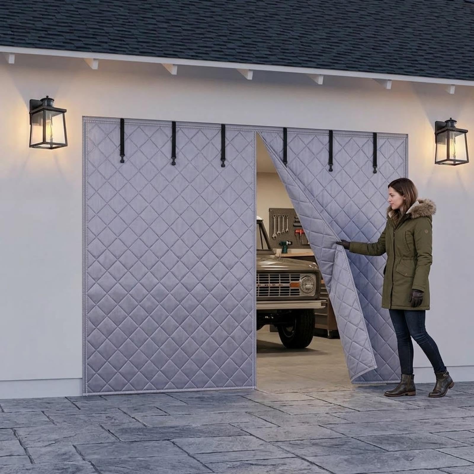 Copertura Termica Magnetica per Porta Garage, Isolamento Termico Garage