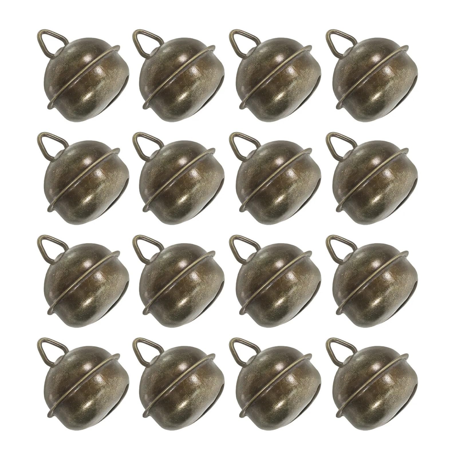 Christmas Bells 60pcs Vintage Jingle Bells Rustic 1 Inch Retro Metal Christmas Wedding Favor DIY Decor for Christmas Decor